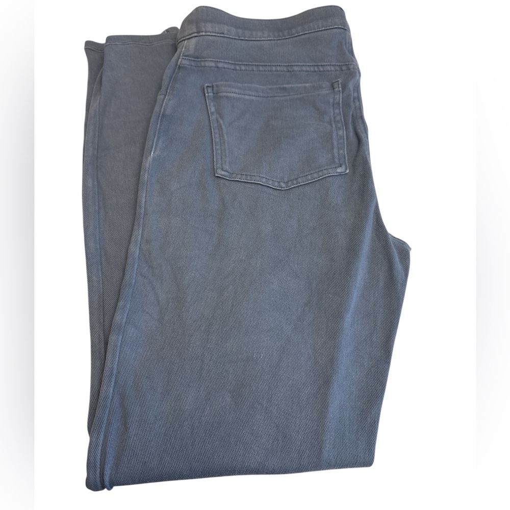 Spanx Jean-ish leggings pull on ankle length pockets sits @natural waist Sz M